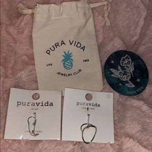 Pura Vida September Jewelry Club ring and Ear Cuff